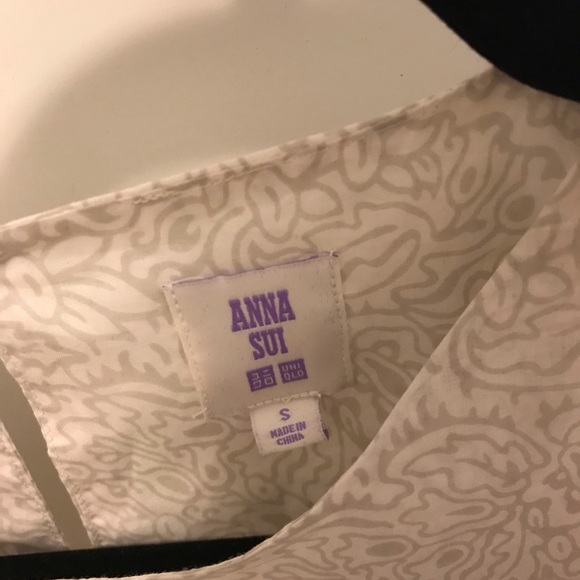Anna Sui x Uniqlo Peasant top - Picture 2 of 2